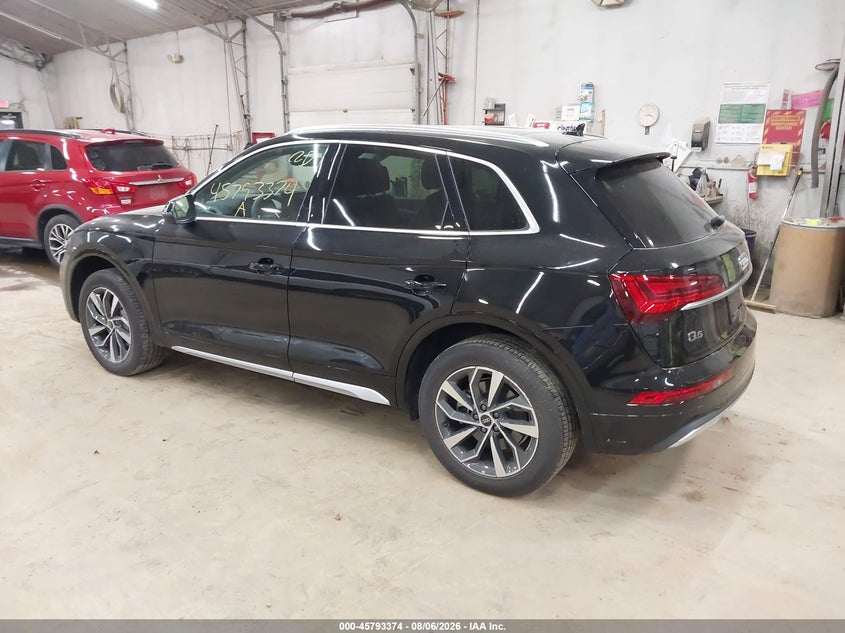 Vin: wa1baafyxm2005462, lot: 46292205, audi q5 premium plus 45 tfsi quattro s tronic 20213