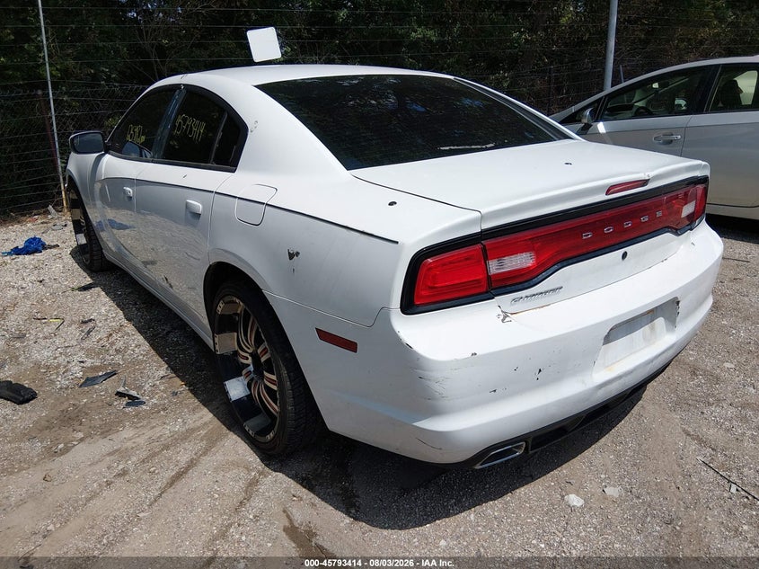 Vin: 2c3cdxat6ch145244, lot: 46292245, dodge charger police 20123