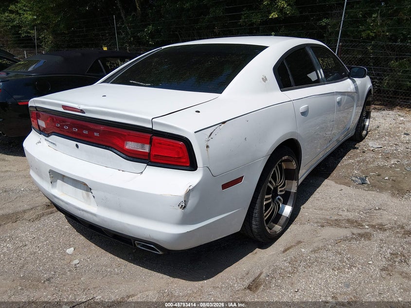 Vin: 2c3cdxat6ch145244, lot: 46292245, dodge charger police 20124