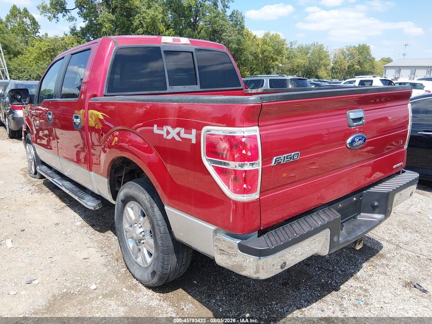 Vin: 1ftfw1ef9bfc47481, lot: 46292254, ford f-150 xlt 20113