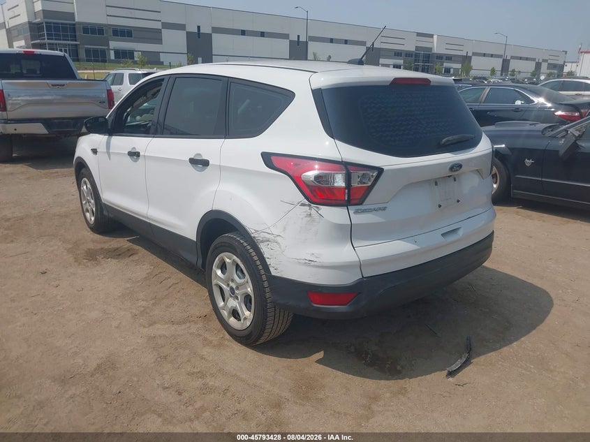 Vin: 1fmcu0f70huf06806, lot: 46292259, ford escape s 20173