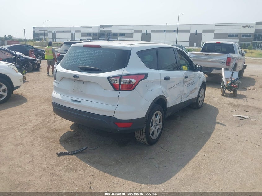 Vin: 1fmcu0f70huf06806, lot: 46292259, ford escape s 20174
