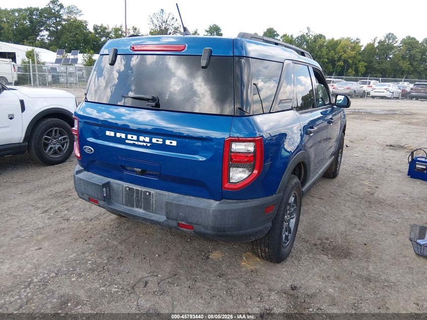Vin: 3fmcr9b66rrf61661, lot: 46292271, ford bronco sport big bend 20244