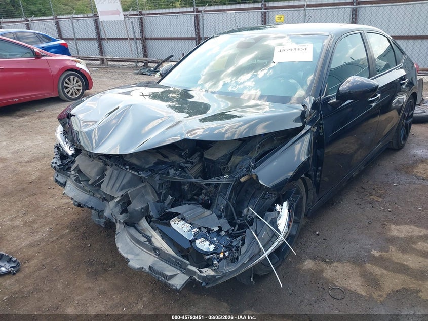 Vin: 2hgfe2f53nh593335, lot: 46292282, honda civic sport 20222