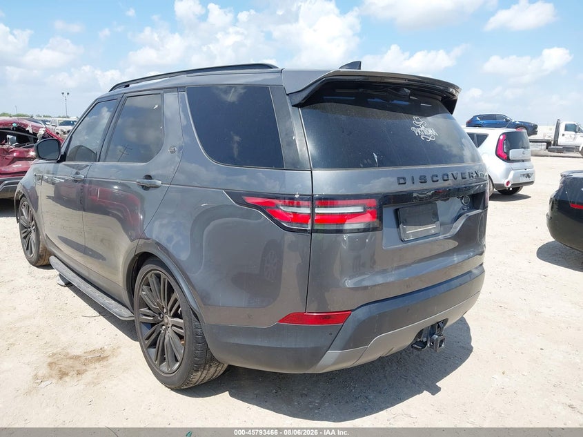 Vin: salrhbbv6ha026119, lot: 46292297, land rover discovery hse luxury 20173