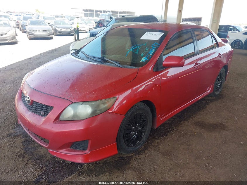 2009 Toyota Corolla, Обычный износ, IAAI, VIN 1NXBU40E19Z149132 — фото 2