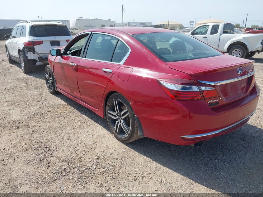 Vin: 1hgcr2f59ha041784, lot: 46292341, honda accord sport 20173