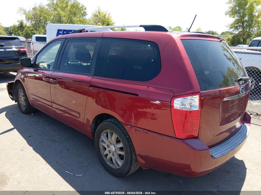 2009 KIA SEDONA auction photo 3