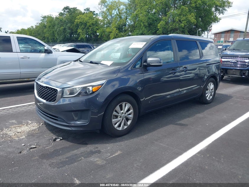 Vin: kndmb5c11g6200938, lot: 46292371, kia sedona lx 20162