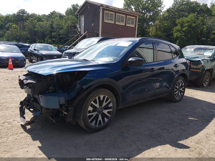 Vin: 1fmcu9bz1luc54634, lot: 46292372, ford escape se sport hybrid 20202