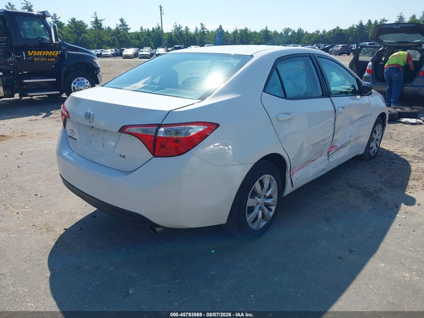 Vin: 2t1burhe1ec185920, lot: 46292400, toyota corolla le 20144