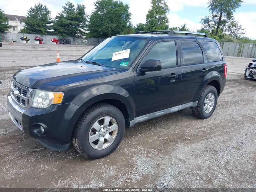 Vin: 1fmcu9eg0bka16598, lot: 46292406, ford escape limited 20112