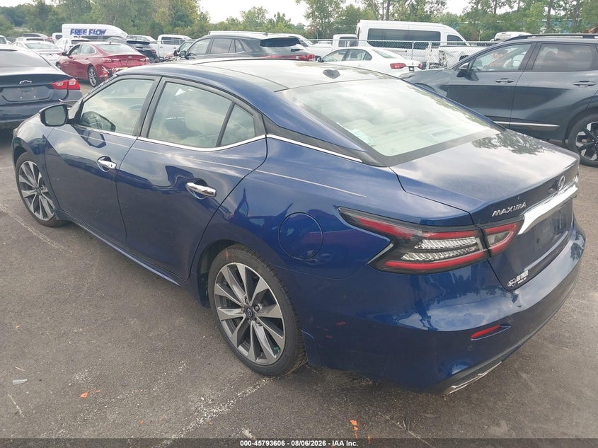 Vin: 1n4aa6fv1pc507365, lot: 46292437, nissan maxima platinum xtronic cvt 20233