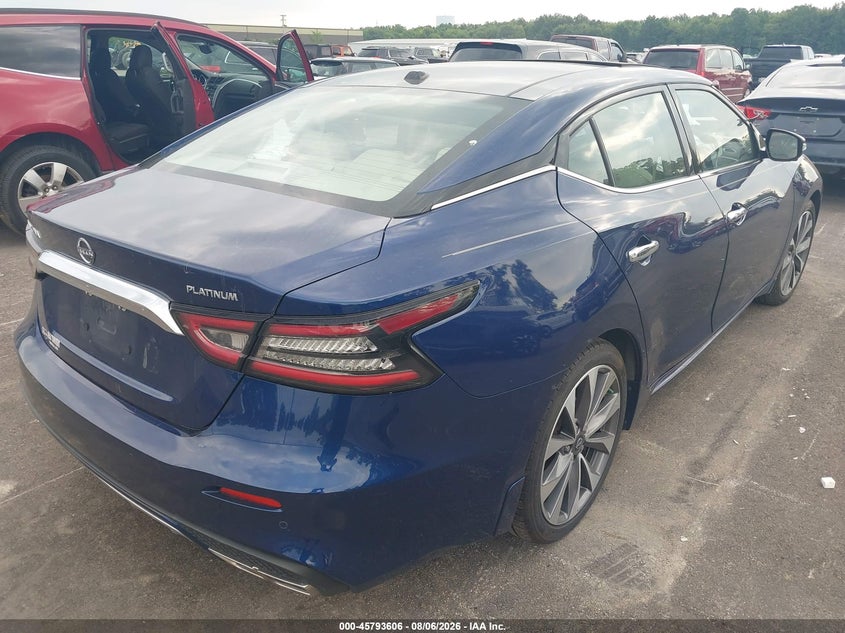 Vin: 1n4aa6fv1pc507365, lot: 46292437, nissan maxima platinum xtronic cvt 20234