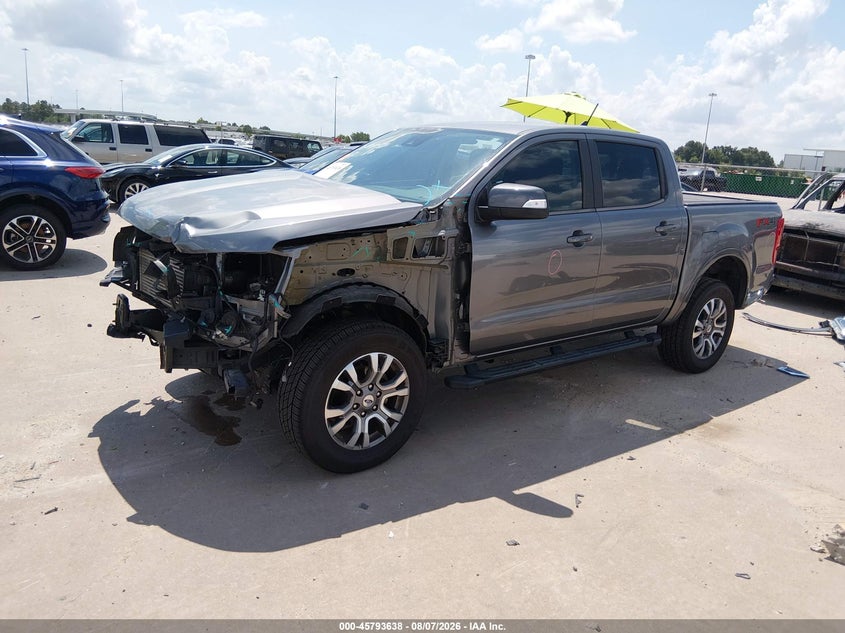 Vin: 1fter4fhxmld37408, lot: 46292469, ford ranger lariat 20212