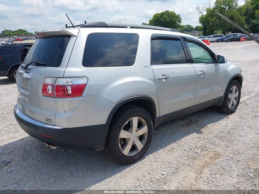 Vin: 1gklrmed2aj233531, lot: 46292478, gmc acadia slt-1 20104