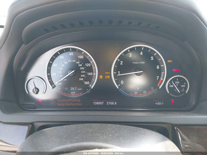 BMW 750LI 2013 VIN WBAYE8C59DD132003