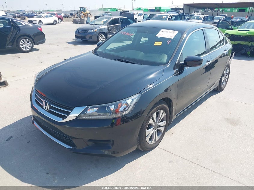 Vin: 1hgcr2f36ea041039, lot: 46292500, honda accord lx 20142