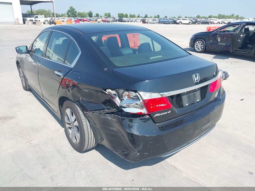 Vin: 1hgcr2f36ea041039, lot: 46292500, honda accord lx 20143