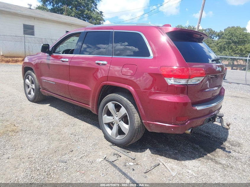 Vin: 1c4rject3ec400857, lot: 46292501, jeep grand cherokee overland 20143
