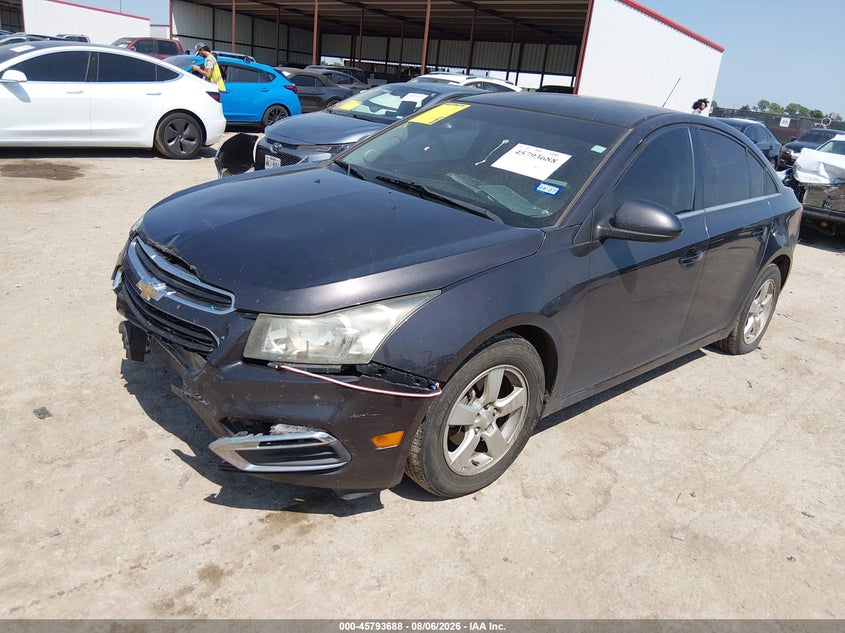Vin: 1g1pc5sb7f7163481, lot: 46292519, chevrolet cruze 1lt auto 20152