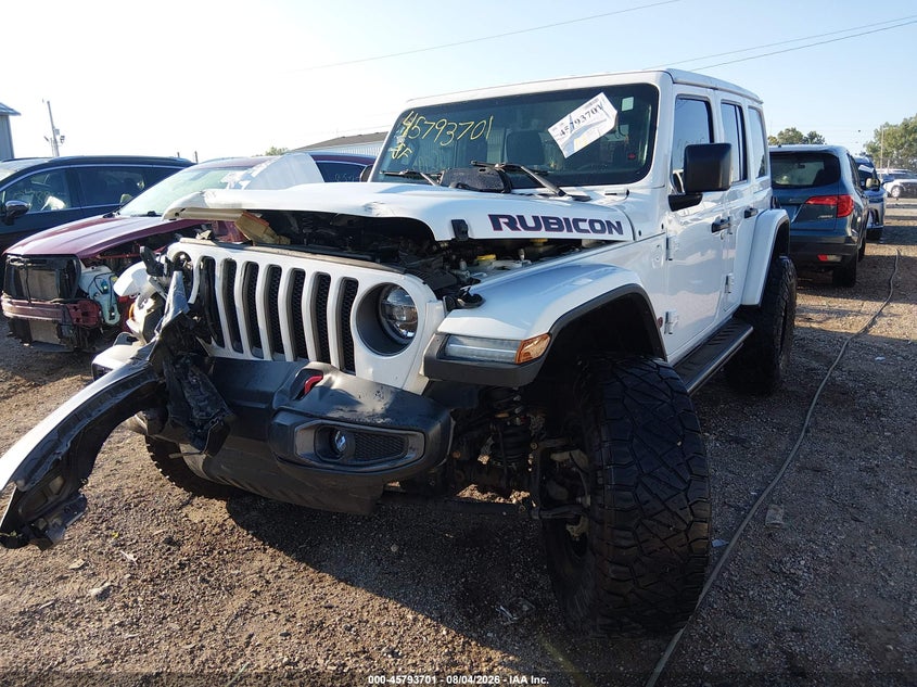 Vin: 1c4hjxfg0kw580962, lot: 46292532, jeep wrangler unlimited rubicon 4x4 20192