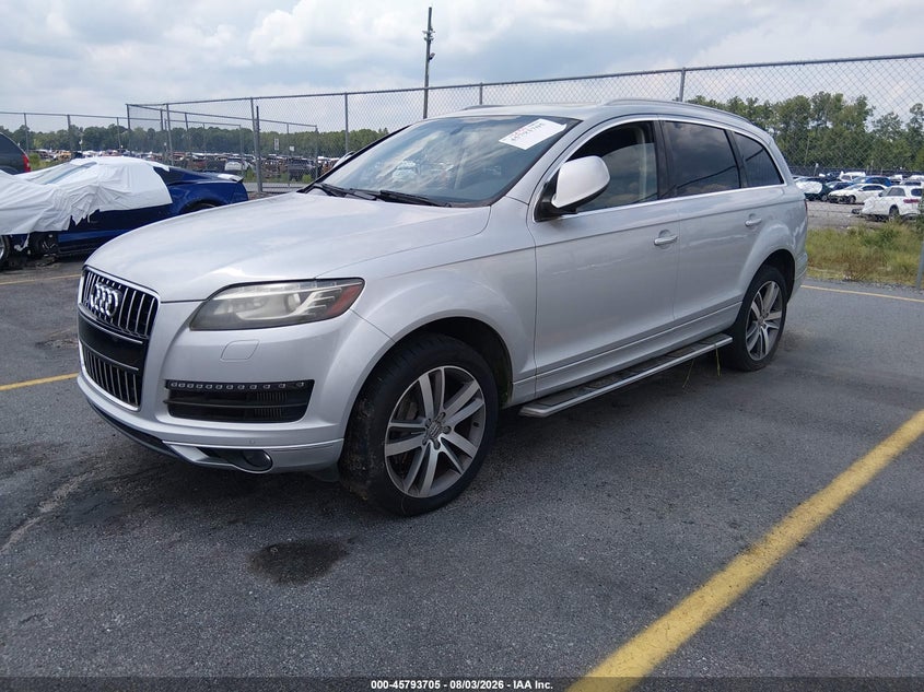 Vin: wa1lmafe0ed007034, lot: 46292536, audi q7 3.0 tdi premium 20142