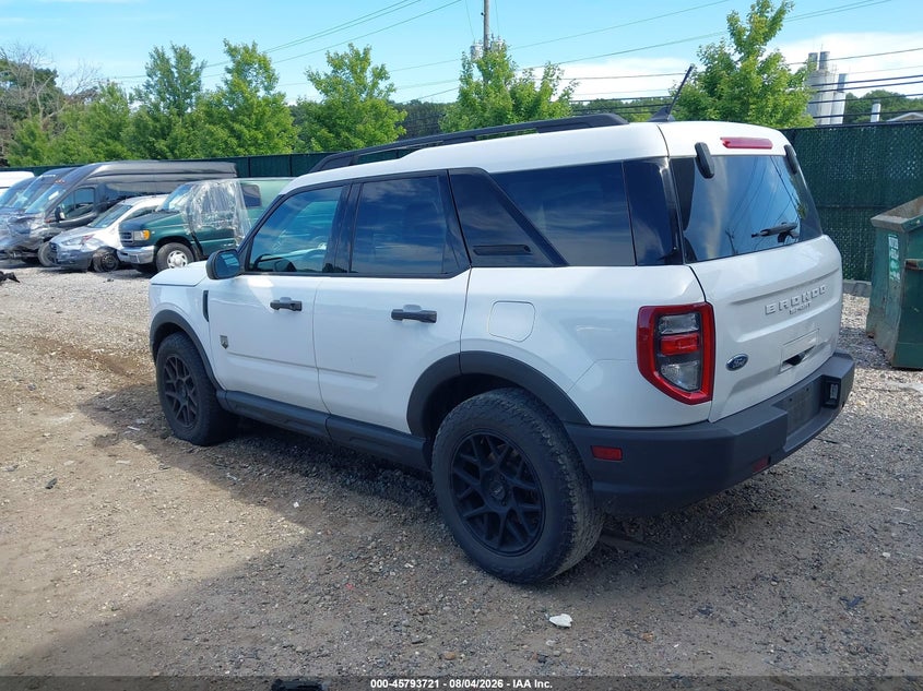 Vin: 3fmcr9b63mra84857, lot: 46292552, ford bronco sport big bend 20213