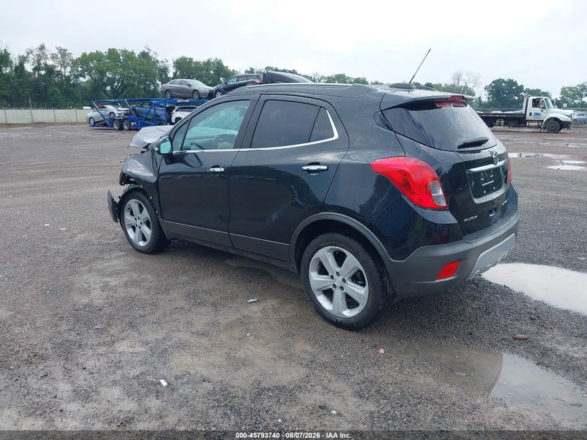 Vin: kl4cjasbxgb542276, lot: 46292571, buick encore 20163