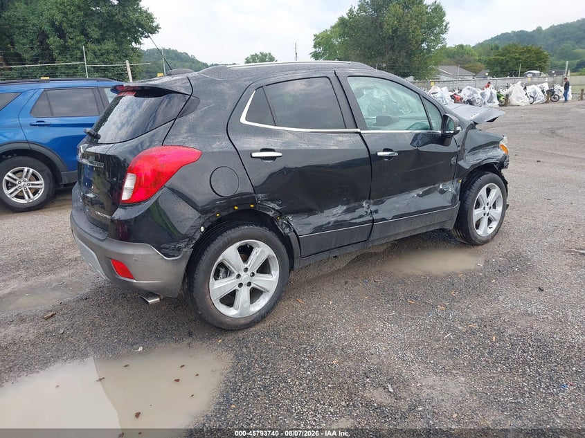Vin: kl4cjasbxgb542276, lot: 46292571, buick encore 20164