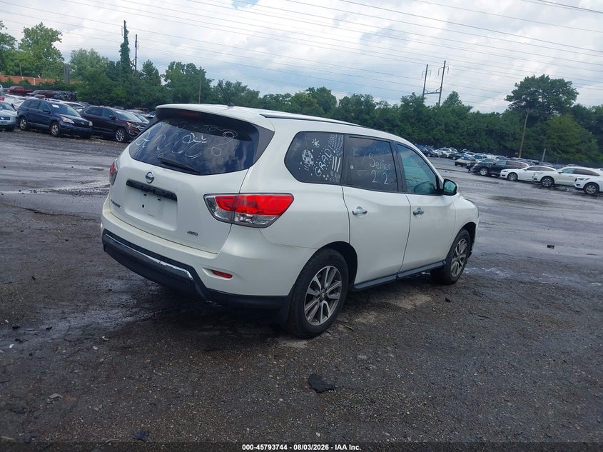 Vin: 5n1ar2mm0dc666407, lot: 46292575, nissan pathfinder s 20134