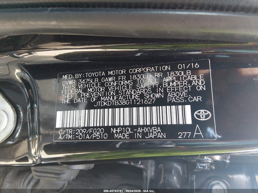 TOYOTA PRIUS C - zdjęcie 9