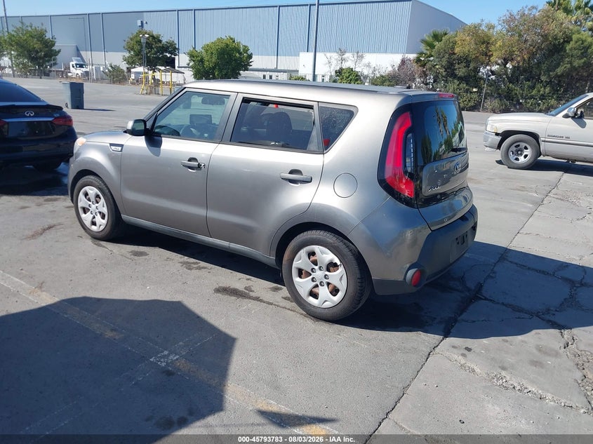 Vin: kndjn2a26f7128728, lot: 46292614, kia soul 20153