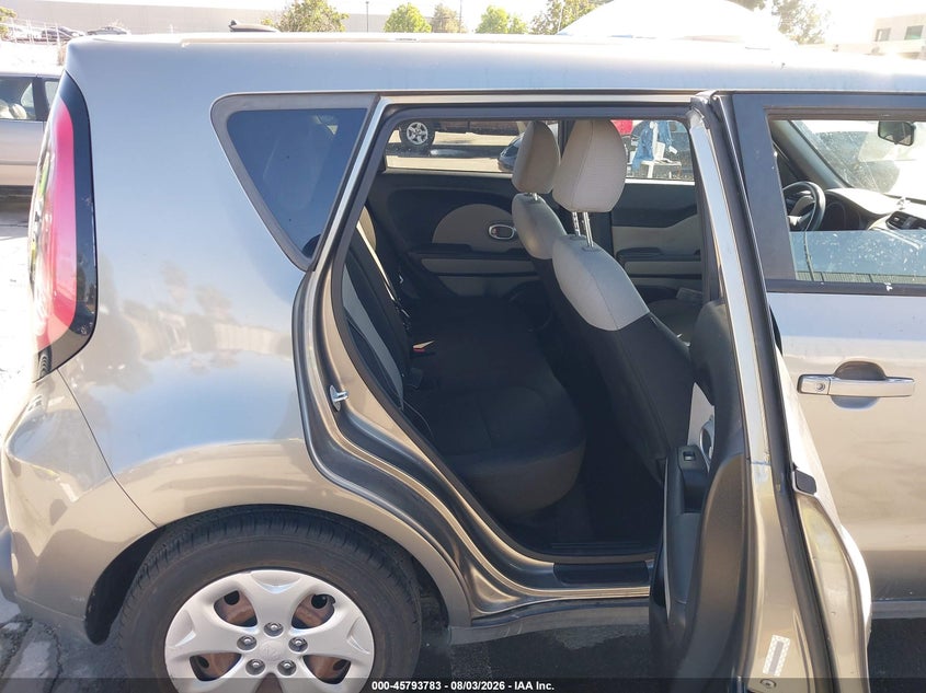 2015 KIA SOUL HATCHBACK 1.6L I-4 DI, DOHC, VVT, 130HP