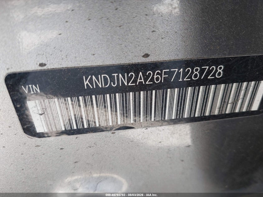 2015 KIA SOUL HATCHBACK 1.6L I-4 DI, DOHC, VVT, 130HP