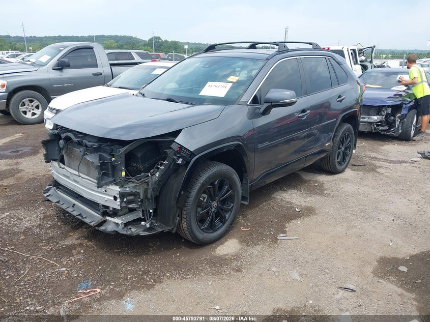 Vin: 4t3t6rfv6pu112519, lot: 46292622, toyota rav4 hybrid se 20232