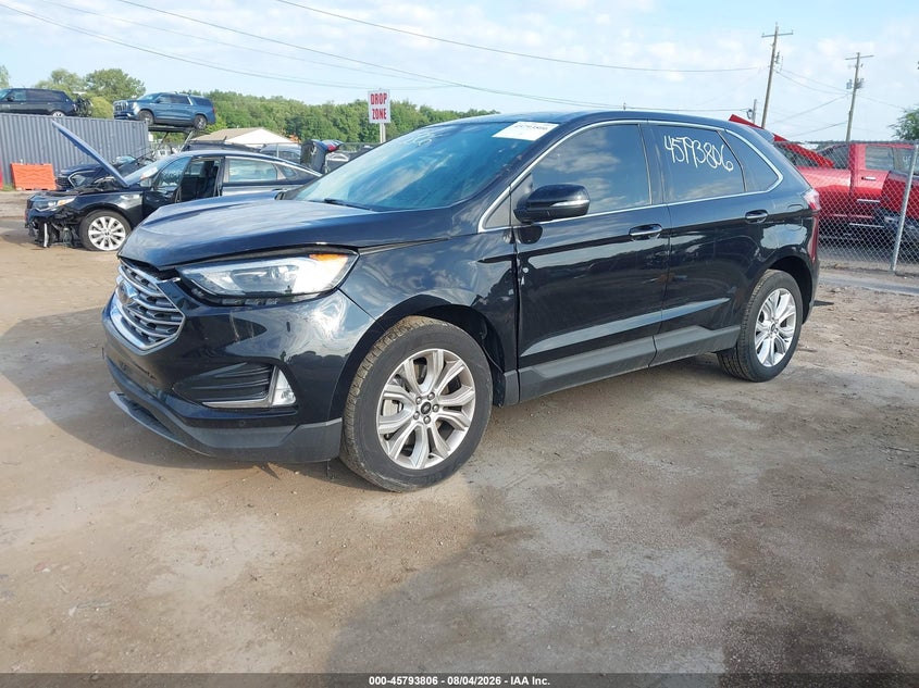 Vin: 2fmpk4k90pba19230, lot: 46292637, ford edge titanium 20232