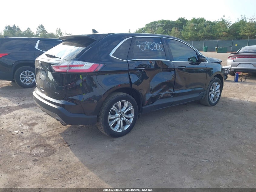 Vin: 2fmpk4k90pba19230, lot: 46292637, ford edge titanium 20234