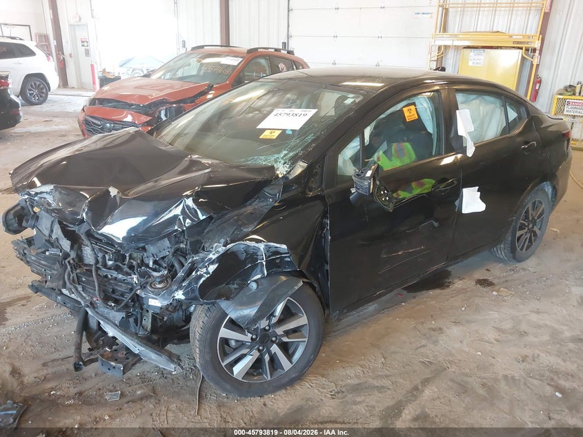 Vin: 3n1cn8ev1ml886567, lot: 46292650, nissan versa sv xtronic cvt 20212