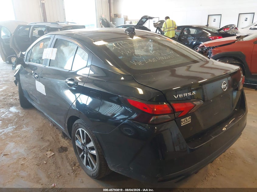 Vin: 3n1cn8ev1ml886567, lot: 46292650, nissan versa sv xtronic cvt 20213