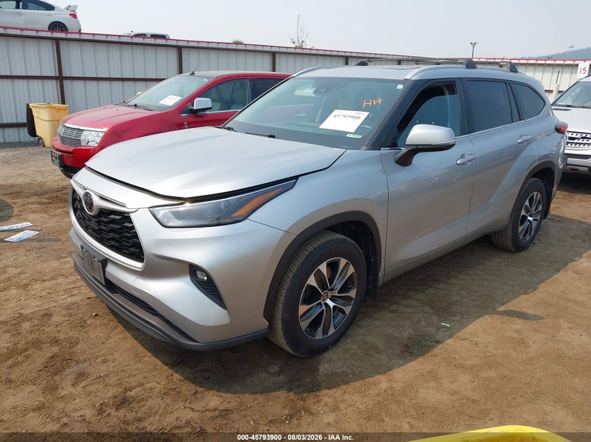 Vin: 5tdkdrbh1ps047078, lot: 46292731, toyota highlander xle 20232