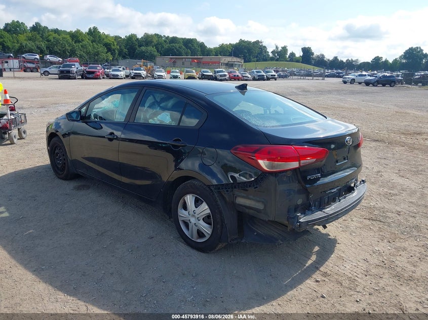 Vin: 3kpfk4a79he056514, lot: 46292747, kia forte lx 20173