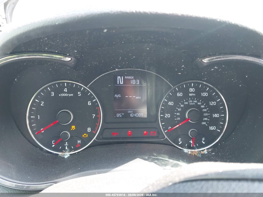 2017 KIA FORTE SEDAN 2.0L I-4 DOHC, VVT, 147HP