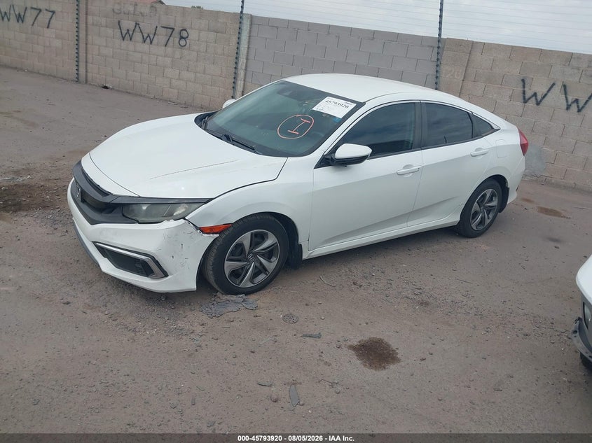 Vin: 19xfc2f65ke035488, lot: 46292751, honda civic lx 20192