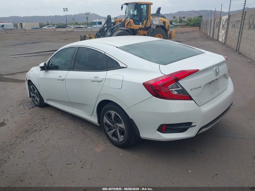 Vin: 19xfc2f65ke035488, lot: 46292751, honda civic lx 20193