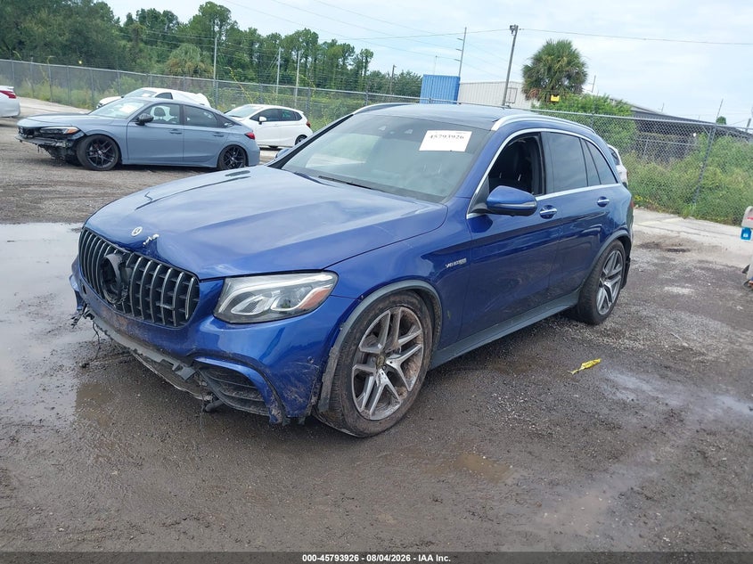 Vin: wdc0g8jb7jf448531, lot: 46292757, mercedes-benz amg glc 63 4matic 20182