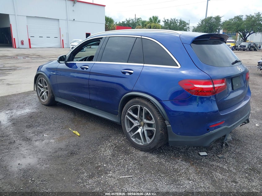Vin: wdc0g8jb7jf448531, lot: 46292757, mercedes-benz amg glc 63 4matic 20183