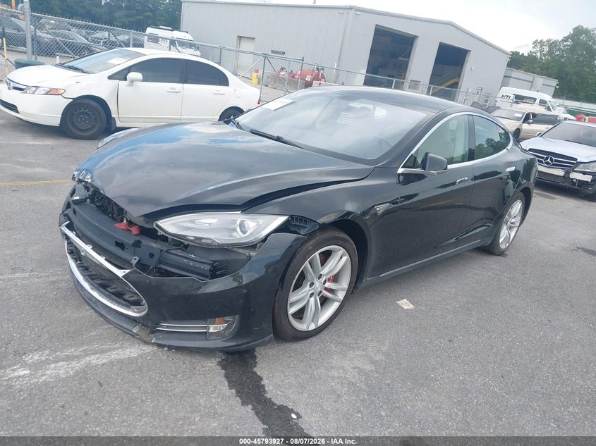 Vin: 5yjsa1h19efp40390, lot: 46292758, tesla model s p85 20142