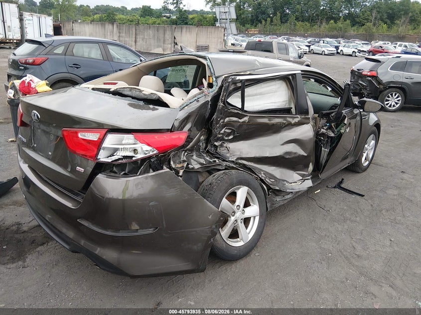 Vin: 5xxgm4a78eg304835, lot: 46292766, kia optima lx 20144