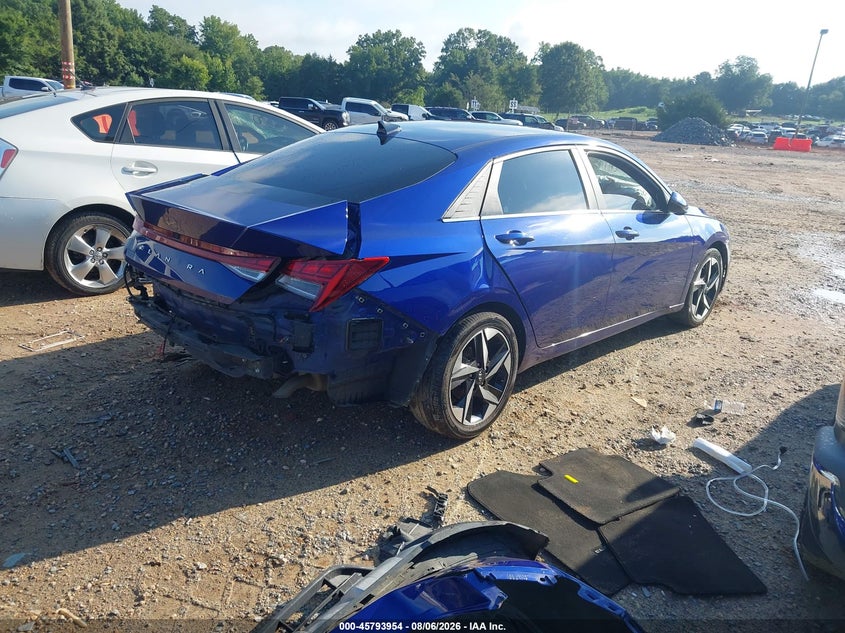 Vin: kmhln4ag1nu319419, lot: 46292785, hyundai elantra sel 20224